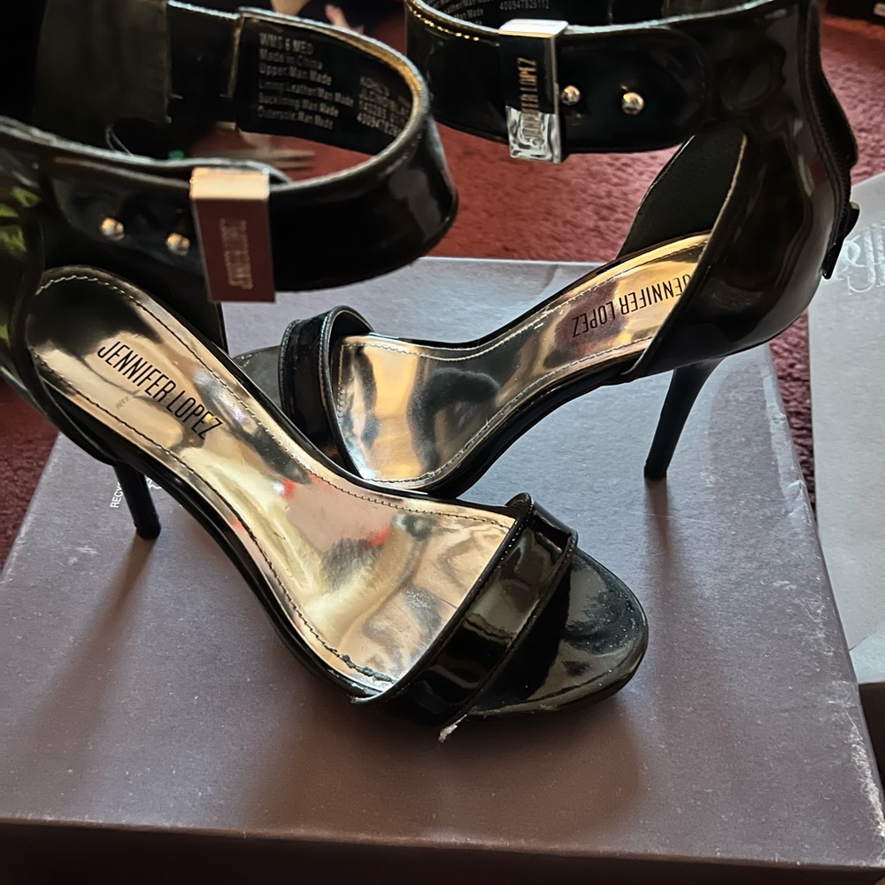 Black Patton, leather shoes